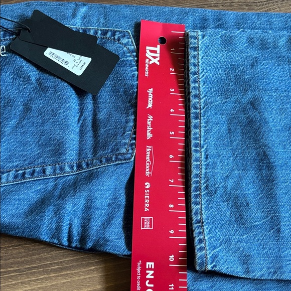 rag & bone women Lori mid-rise wide leg Blue Jeans - Picture 12 of 12